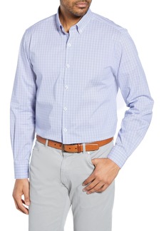 Cutter & Buck Soar Classic Fit Windowpane Check Shirt in Chelan at Nordstrom Rack