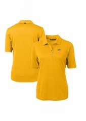 Women's Cutter & Buck Gold Montana State Bobcats Virtue Eco Pique Recycled Polo at Nordstrom