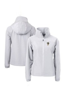 Women's Cutter & Buck Gray Greensboro Grasshoppers Charter Eco Recycled Full-Zip Jacket at Nordstrom