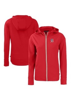 Women's Cutter & Buck Red Detroit Tigers Daybreak Eco Recycled Full-Zip Hoodie at Nordstrom
