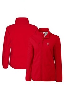 Women's Cutter & Buck Red Scranton Wilkes-Barre RailRiders Clique Trail Stretch Softshell Full-Zip Jacket at Nordstrom
