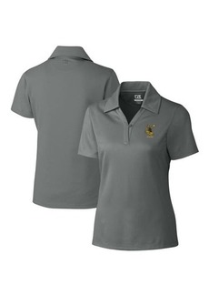 Women's Cutter & Buck Steel Pittsburgh Steelers Throwback Logo Genre DryTec Textured Polo at Nordstrom