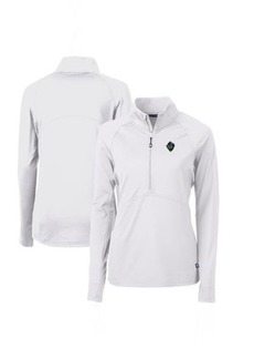 Women's Cutter & Buck White Hillsboro Hops Adapt Eco Knit Stretch Recycled Half-Zip Top at Nordstrom
