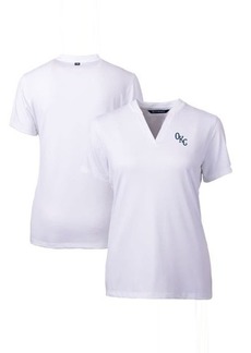 Women's Cutter & Buck White Oklahoma City Baseball Club Forge DryTec Heathered Stretch Blade Top at Nordstrom