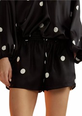 Cynthia Rowley Alice Polka Dot Silk Shorts