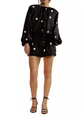 Cynthia Rowley Alice Polka Dot Silk Shorts