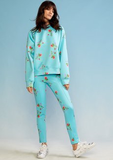 Cynthia Rowley Bonded Pullover - Blue Strawberry - S - Also in: M, L