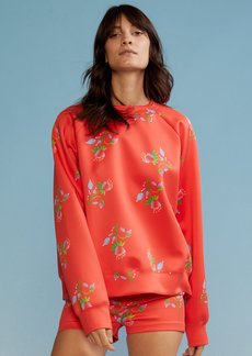 Cynthia Rowley Bonded Pullover - Red Strawberry - M - Also in: L, S
