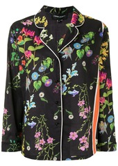 Cynthia Rowley botanical print pyjama shirt
