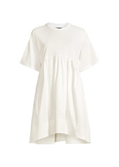 Cynthia Rowley Bree Jersey & Sateen T-Shirt Dress