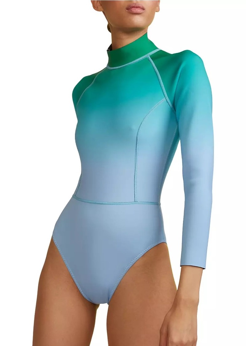Cynthia Rowley Cheeky Ombré Wetsuit