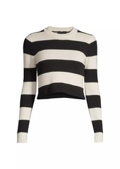 Cynthia Rowley Colorblocked Wool & Cashmere Sweater