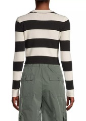 Cynthia Rowley Colorblocked Wool & Cashmere Sweater