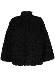 Cynthia Rowley faux-shearling pullover zip jacket
