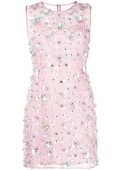 Cynthia Rowley floral appliqué mini dress