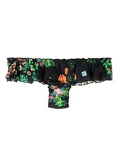 Cynthia Rowley floral-print ruffled bikini bottoms