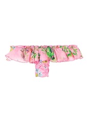 Cynthia Rowley floral-print ruffled bikini bottoms