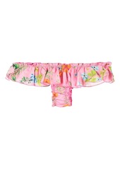 Cynthia Rowley floral-print ruffled bikini bottoms