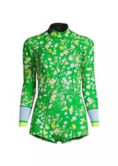 Cynthia Rowley Floral Romper Wetsuit