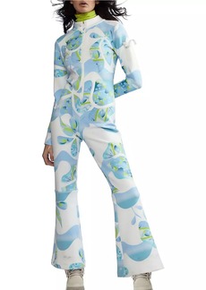 Cynthia Rowley Floral Water Repellent Ski Jumpsuit