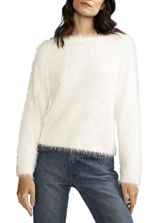 Cynthia Rowley Fuzzy Crewneck Sweater
