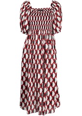 Cynthia Rowley geometric-print cotton dress