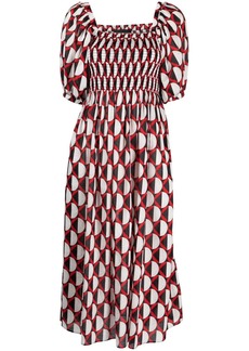 Cynthia Rowley geometric-print cotton dress