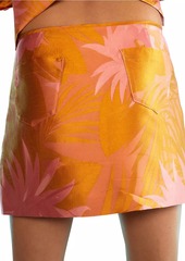Cynthia Rowley Harper Floral Jacquard Miniskirt