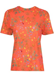 Cynthia Rowley Jennie floral-print cotton T-shirt