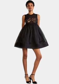 Cynthia Rowley Jewel Cascade Peplum Dress