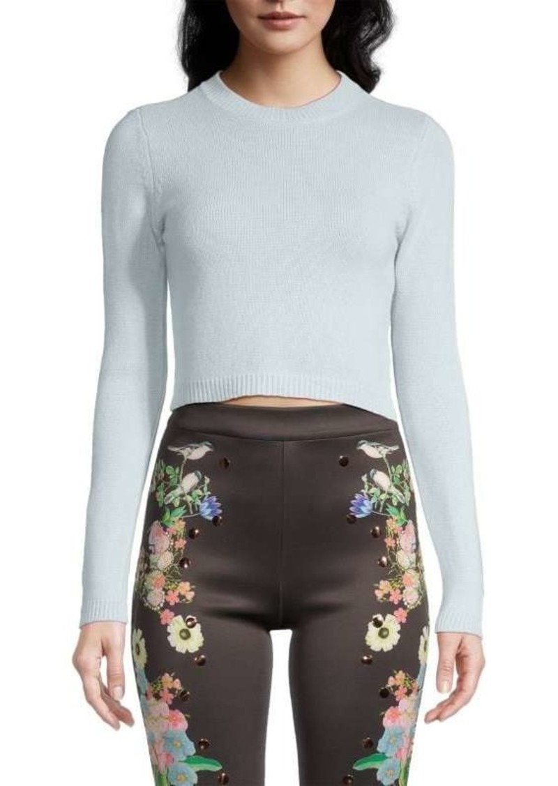 Cynthia Rowley Kendal Wool & Cashmere Cropped Sweater