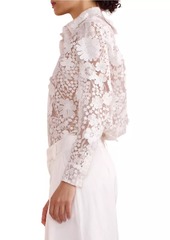 Cynthia Rowley Lace Button-Front Shirt