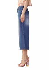 Cynthia Rowley Low-Rise Baggy Crop Jeans