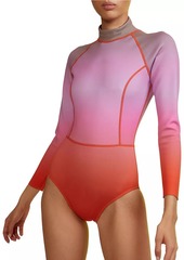 Cynthia Rowley Ombréd Long-Sleeve Wetsuit