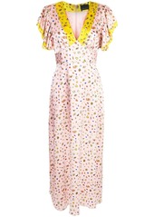 Cynthia Rowley Pamela flutter sleeve maxi dress