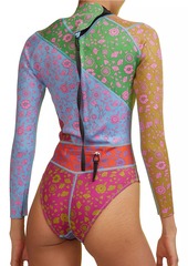 Cynthia Rowley Patchwork Bonded Wetsuit