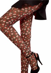 Cynthia Rowley Printed Mesh Tights