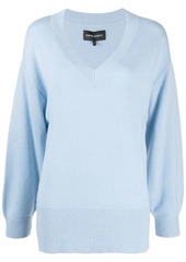 Cynthia Rowley ribbed-trim V-neck jumper