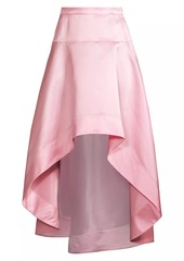 Cynthia Rowley Satin High-Low Skirt