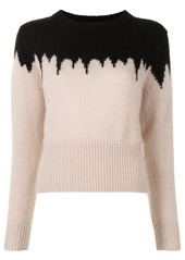 Cynthia Rowley Snowbird intarsia knit jumper