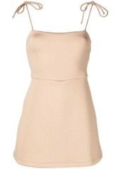 Cynthia Rowley square-neck sleeveless mini dress