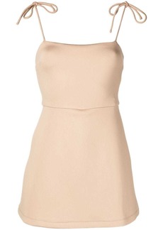 Cynthia Rowley square-neck sleeveless mini dress