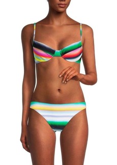 Cynthia Rowley Striped Bikini Top