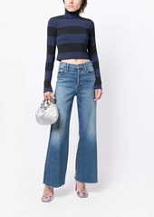 Cynthia Rowley striped roll neck knitted top