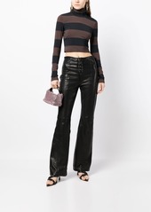 Cynthia Rowley striped roll neck knitted top