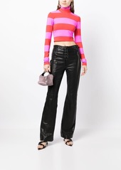 Cynthia Rowley striped roll neck knitted top