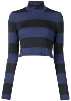 Cynthia Rowley striped roll neck knitted top