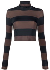 Cynthia Rowley striped roll neck knitted top