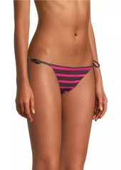 Cynthia Rowley Striped String Bikini Bottoms