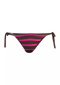 Cynthia Rowley Striped String Bikini Bottoms